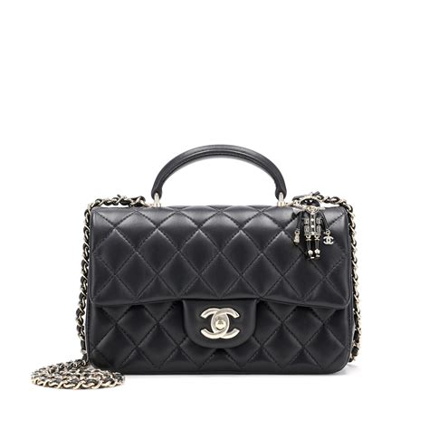 chanel rectangular mini lambskin